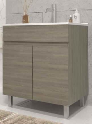 Mueble con patas y lavabo cerámico Mod.  ROSSE